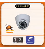 ULTRA HD 1.3 MP Ip Guvenlik Kamerası - Dome Kamera - Ip Kamera