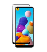 Samsung Galaxy A21 / A21s Uyumlu Ön Koruma Seramik Nano Ekran Koruyucu (Siyah)