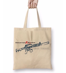 Counter Strike Counter Terrorist Cs Go Bez Çanta Uzun Saplı