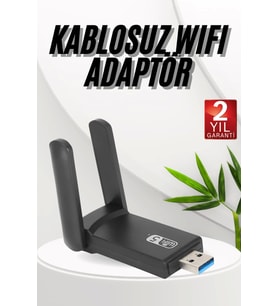 Wifi Adaptörü Bt5.0 Wifi 2'si Bir Arada Çift Bantlı Çift Anten