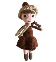 Minyatür Tarçın Güz Bebek Amigurumi Organik Oyuncak