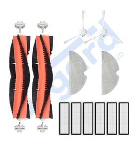 Xiaomi 1C,2C,Mop 2 Uyumlu 2 Ana Fırça 2 Yan Fırça 6 Filtre 2 Mop PKT-iasgf0000024