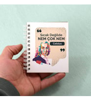 Celsius Esprili Mesajlı Not Defteri Hediyelik
