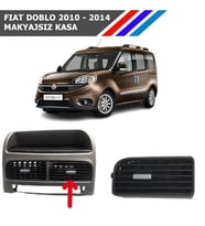Fiat Doblo Orta Sağ Havalandırma Izgarası Gri Düğmeli 2010- 2014 Makyajsız Kasa M742