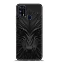 Samsung Galaxy A21s Kılıf Desenli Black Fox 1325