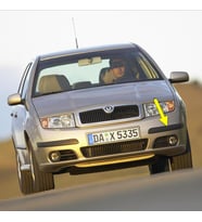 Skoda Fabia 1 2005-2008 Ön Tampon Sol Köşe Bandı Çıtası 6Y0807717B