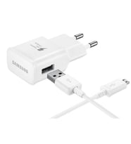 Samsung Galaxy Fame Micro Hızlı Şarj Aleti Usb Data & Şarj Kablosu (Beyaz)