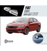 Fiat Egea Cross Krom Ayna Kapağı 2 parça 2020 ve üzeri Paslanmaz Çelik