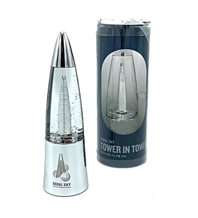 Güney Kore Seul Sky Tower Işıklı Küre 16 cm (Karışık)