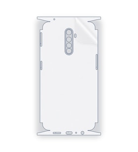 SChitec Realme X2 Pro Uyumlu Fullbody Arka Kaplama Hidrojel Koruyucu Film