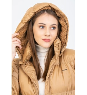 Kinetix Bella Coat Kamel Günlük Kadın Şişme Kaban