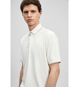 Lufian LEVI Beyaz Erkek T-Shirt 111040238