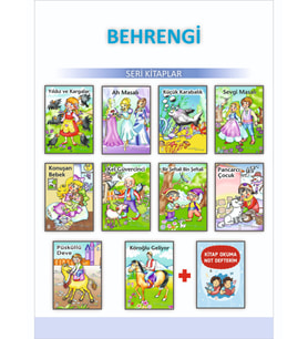 3. ve 4.Sınıflar İçin Behrengi Dizisi + Kitap Okuma Not Defterim (Beyaz)