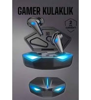 Bluetooth Oyuncu Kulaklığı Led Işıklı Kablosuz ANC Özelliği