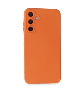 Samsung Galaxy A25 5g Kılıf Nano İçi Kadife Silikon - Turuncu