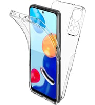 Xiaomi Redmi Note 11S Kılıf Şeffaf 360 Ön Arka Korumalı Silikon