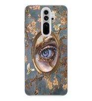 Redmi Note 8 Pro Uyumlu Aesthetic Göz Tasarımlı Şeffaf Telefon Kılıfı