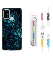 Casper E30 F20 X20 Kılıf Kablo Koruma Spiral Silikon Mistik Çiçekler 1650