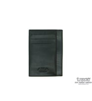 Hakiki Deri Kartlık  İsme Özel Kartlık  11,5x8  TM 92-3 Hediyelik Kartlık (Siyah-Gri)