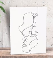 BK Gift Yatak Odası Konseptli  Dekoratif Mini Kanvas Tablo 15x20cm-15