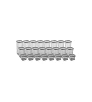 24'lü 3 Boy Kanoz Seti & Saklama Kabı & Erzak Kabı 8x650/1300/1900 Ml (40 Lı Etiket Hediyeli)