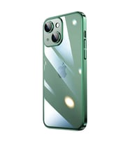 Uyumlu Model Apple iPhone 13 Kılıf Kamera Koruma Hoparlör Filitreli Rixos Kapak (Yeşil)