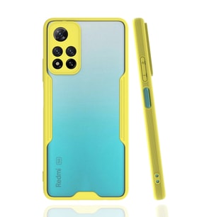 Pilelistore   Xiaomi Redmi Note 11 Pro Plus 5G Kılıf Platin Silikon - Sarı