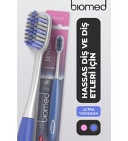Biomed Ultra Soft Pink Salt Ultra Soft İnce Diş Fırçası Himalaya Tuzu Kaplı