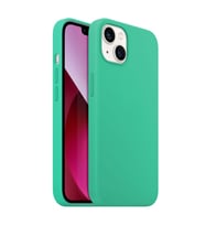 Buff iPhone 13 ile Uyumlu Rubber S Kılıf Cornflower (Yeşil)