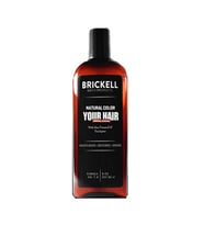 Brickel 237 ml Erkeklere Özel Saç Sakal Beyazlık Giderci Renklendirci Şampuan Special Hair Beard Whiteness Remover And Color Color Shampoo For Men