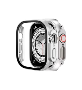 BİNANO APPLE WATCH ULTRA 49MM SENSE KASA VE EKRAN KORUYUCU GÜMÜŞ