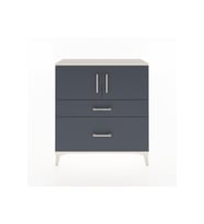 Arges Şifonyer 2 Raflı 2 Çekmeceli 2 Kapaklı 88x30x96 Aytaşı-Antrasit