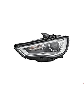 Audi A3 Ön Far Sol Mercekli 2013 Sonrası Uyumlu
