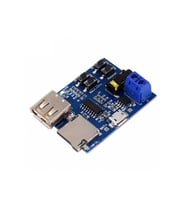 Tf Kart Ve Usb Flash Disk Girişli Oynatıcı Modül (Mp3 Formatı)