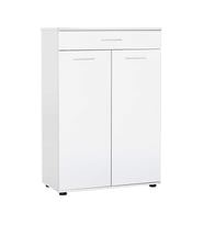 Adore Mobilya Trendline Kapaklı Çekmeceli Çok Amaçlı Dolap - Mat Beyaz 73x108x35 cm (GxYxD)