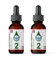 Lugol İyot Çözeltisi %2  2x50 mL (Lügol Çözeltisi Cam Damlalıklı Şişe,Pharma Grade Lugols Iodine)