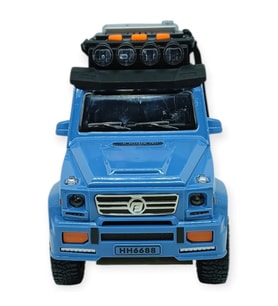 Sesli Işıklı Metal Off- Road Araba 17 cm - D700-04 - Mavi