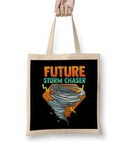Future Storm Chaser Tornado Hurricane & Thunder Bez Çanta Uzun Saplı