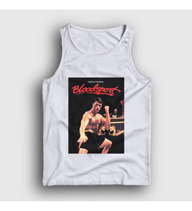Presmono Unisex Beyaz Bloodsport Film Jean Claude Van Damme Atlet 258760tt (Beyaz)