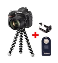 Nikon Fotoğraf Makineleri için Masaüstü Tripod Seti