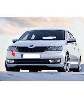 Skoda Rapid 2012-2021 Ön Tampon Çeki Çekme Demiri Kapağı 5JA807241