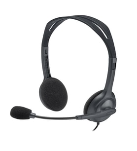 Logitech 981-000593 H111 Mikrofonlu Kulak Üstü Kulaklık (Gri)