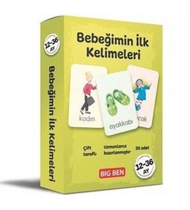 Bebeğimin İlk Kelimeleri Kartları 12 - 36 Ay
