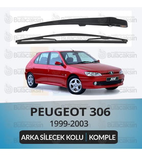Peugeot 306 N5 1997-2003 Komple Arka Silecek Kolu Ve Süpürgesi Seti