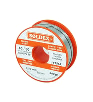40-60 Lehim Teli 200 Gr 1.2 Mm - Sn:40 / Pb:60