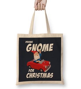 Driving Gnome for Christmas Bez Çanta Uzun Saplı