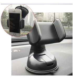 Vakumlu Cam ve Torpido Uyumlu Kısa Model Araç İçi Telefon Tutucu Düzenleyici