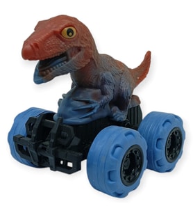 Sürtmeli Dinazor Arabalar 12 cm - H-20 - T-Rex -Kahverengi