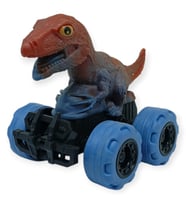 Sürtmeli Dinazor Arabalar 12 cm - H-20 - T-Rex -Kahverengi