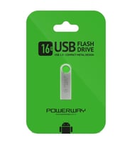 Powerway 16 GB Metal USB 2.0 Flash Bellek